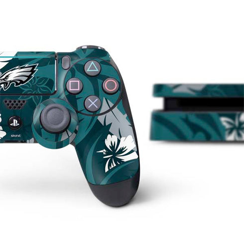 NFL Philadelphia Eagles Tropical Print PS4 Slim Bundle Skin